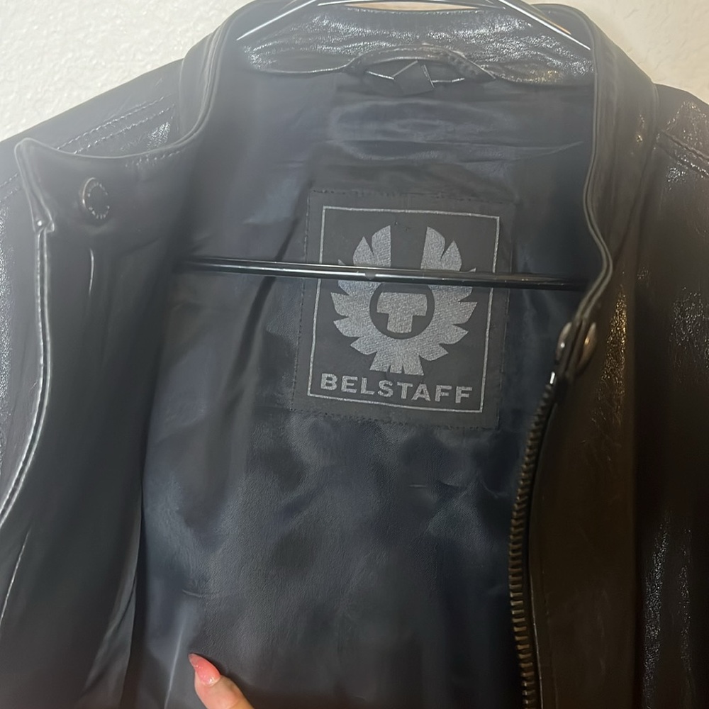 Belstaff Gransden leather blouson jacket, size 50. - Picture 9 of 16